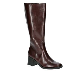 No Boundaries Burgundy Heeled Boots